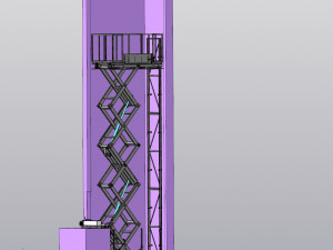 industrial lift - peterbag Model 3D