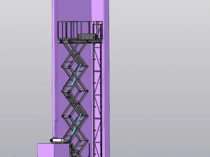 industrial lift - peterbag 3D Model