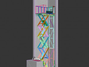 industrial lift - peterbag Model 3D