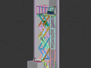 industrial lift - peterbag 3D Model