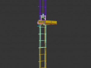 industrial lift - folio Modelo 3D