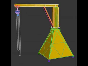 industrial lift - sibmashtitan 3D Model