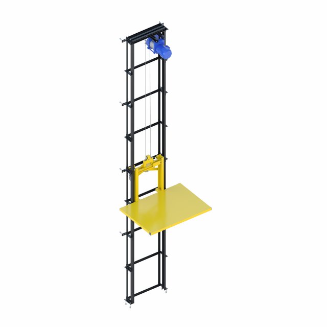 industrial lift - su-77 Model 3D .c4d .max .obj .3ds .fbx .stl .blend 
