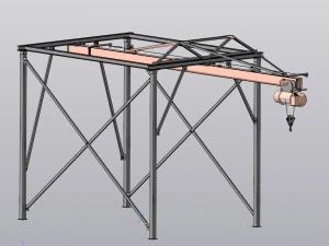 industrial lift - interfom 3D Model