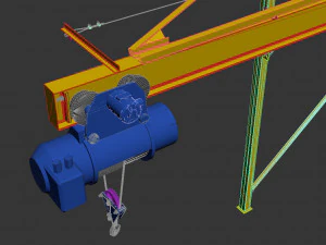 industrial lift - interfom 3D Model