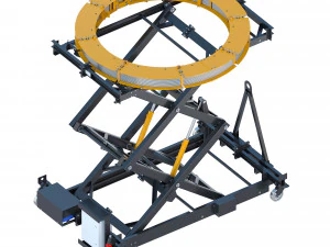 промышленный подъемник - горизонтальная катушка оборонтест 3D Модель