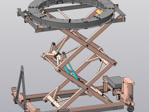 industrial lift - oborontest horizontal coil Model 3D