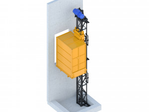 industrial lift - stepan razin 2-5m 3D मॉडल