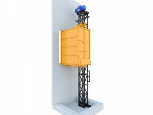 industrial lift - stepan razin 2-5m Model 3D
