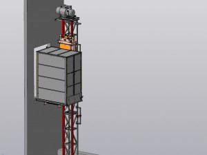 industrial lift - stepan razin 2-5m Model 3D