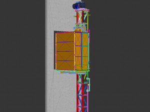 industrial lift - stepan razin 2-5m Model 3D