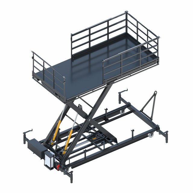 industrial lift - s7 engineering 3D 模型 .c4d .max .obj .3ds .fbx .stl .blend 