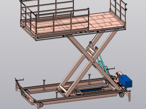 industrial lift - s7 engineering 3D 模型