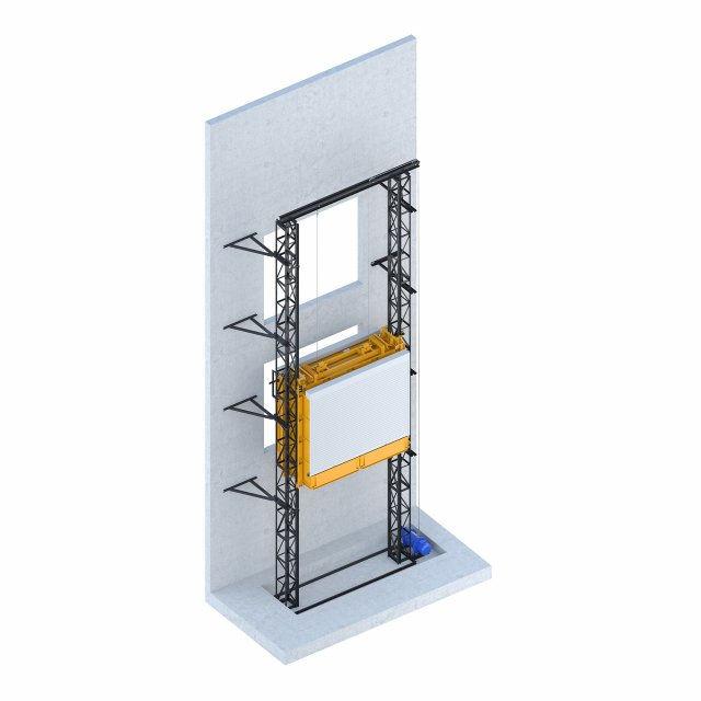 industrial lift - pzmp Modelo 3D .c4d .max .obj .3ds .fbx .stl .blend 