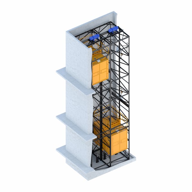 industrial lift - solomon Modelo 3D .c4d .max .obj .3ds .fbx .stl .blend 