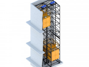industrial lift - solomon 3D मॉडल