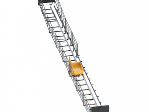 industrial lift - prism 3D Model