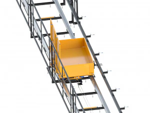 industrial lift - prism 3D Model