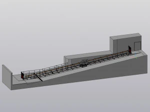 industrial lift - prism 3D Model