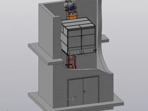 industrial lift - firm floridan 3D Model