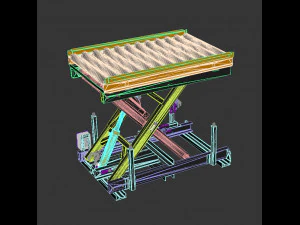 industrial lift - proftermo 3D Model