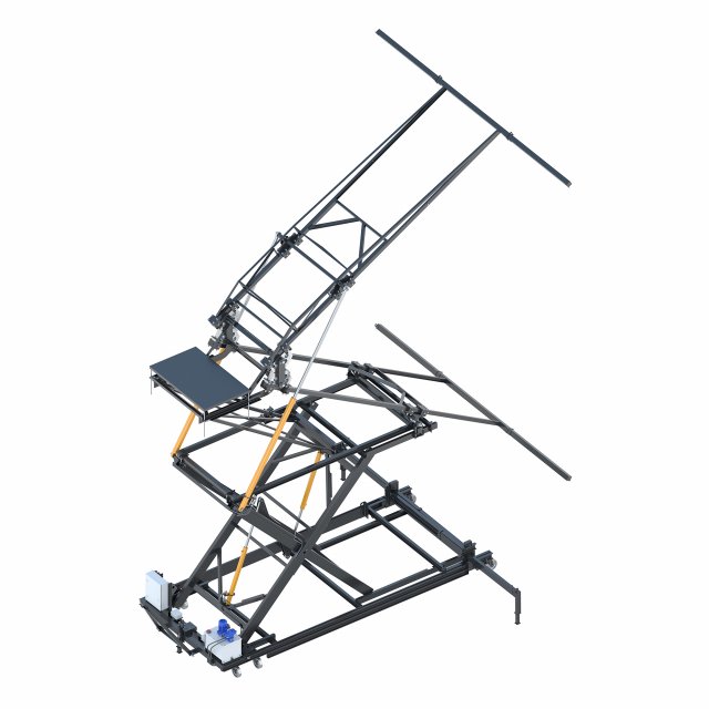 industrial lift - oborontest shout 3D 모델 .c4d .max .obj .3ds .fbx .stl .blend 