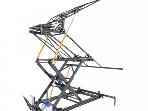 industrial lift - oborontest shout 3D 모델