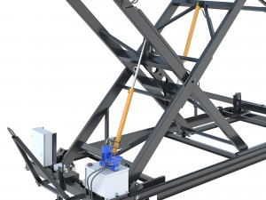 industrial lift - oborontest shout 3D 모델
