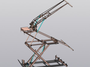 industrial lift - oborontest shout 3D 모델