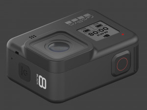 gopro hero 8 black edition 3D Model