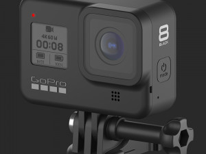 gopro hero 8 black edition 3D Model