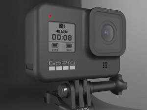 gopro hero 8 black edition 3D Model