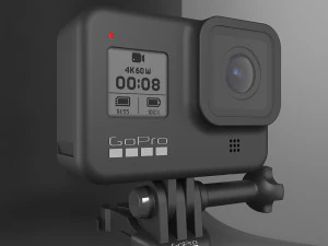 gopro hero 8 black edition 3D Model