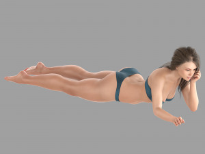 tourist tent big - bath 3D 模型