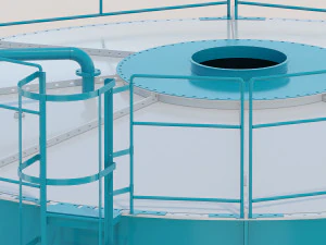 silo for grain 3D Model