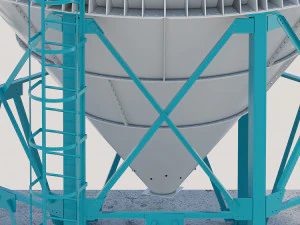 silo for grain 3D Model