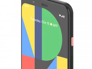 google pixel 4 all colours 3D Model