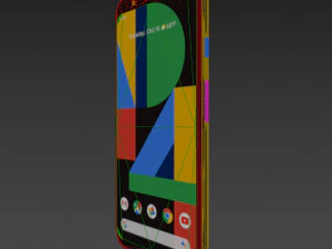 google pixel 4 all colours 3D Model
