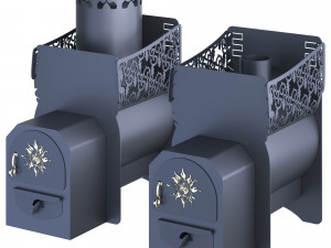 stove zateya decor 3D Model