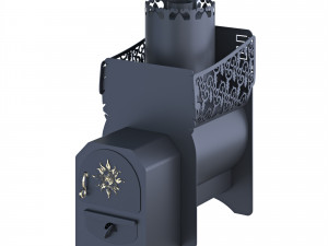 stove zateya decor 3Dモデル
