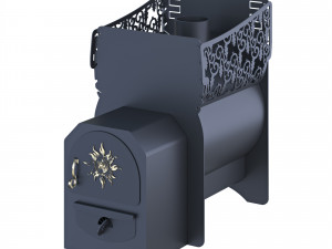 stove zateya decor 3Dモデル