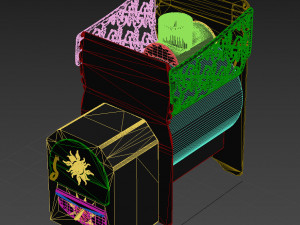 stove zateya decor 3Dモデル