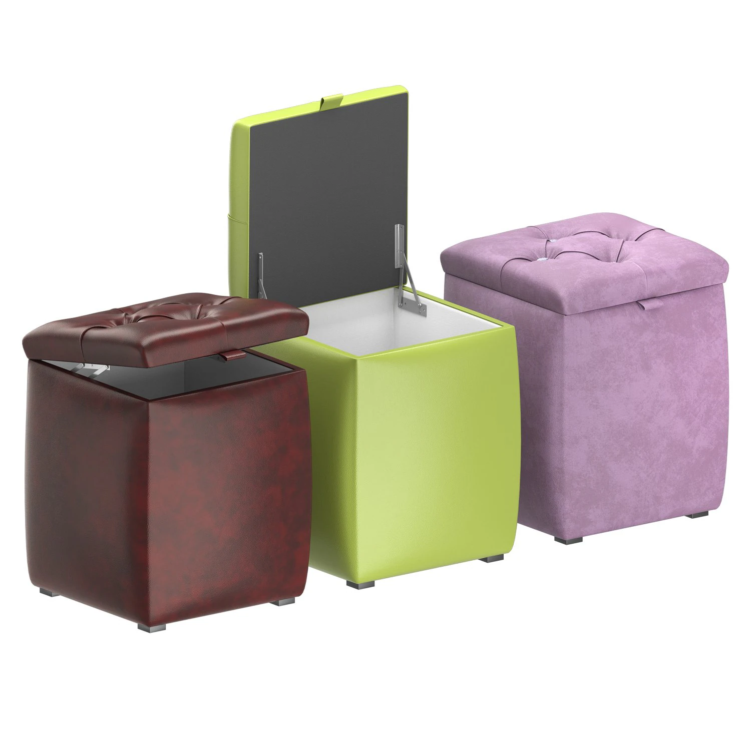 pouffe - 11 colors 3D Model .c4d .max .obj .3ds .fbx .stl .blend 
