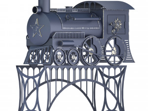 stove train 3D Model