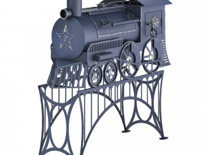 stove train 3D Model
