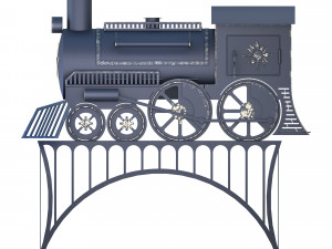 stove train 3D Model