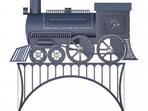 stove train 3D Model