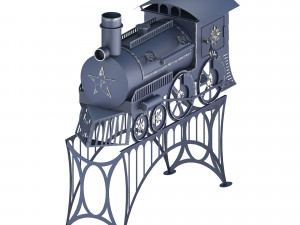 stove train 3D Model