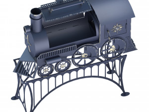 stove train 3D Model