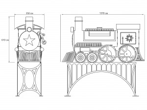 stove train 3D Model